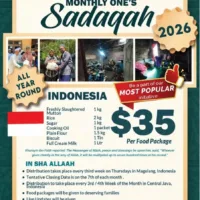 Monthly One's Sadaqah - September 2026 Distribution