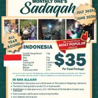 Monthly One's Sadaqah - April 2026 Distribution