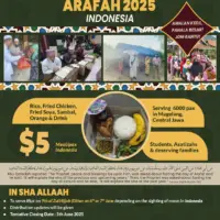 Serving Iftar Day of Arafah Indonesia 2025