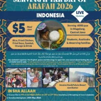 Serving Iftar Day of Arafah Indonesia 2026